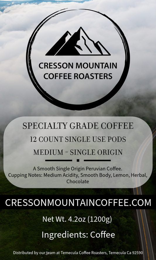 Peru -single origin - Pods