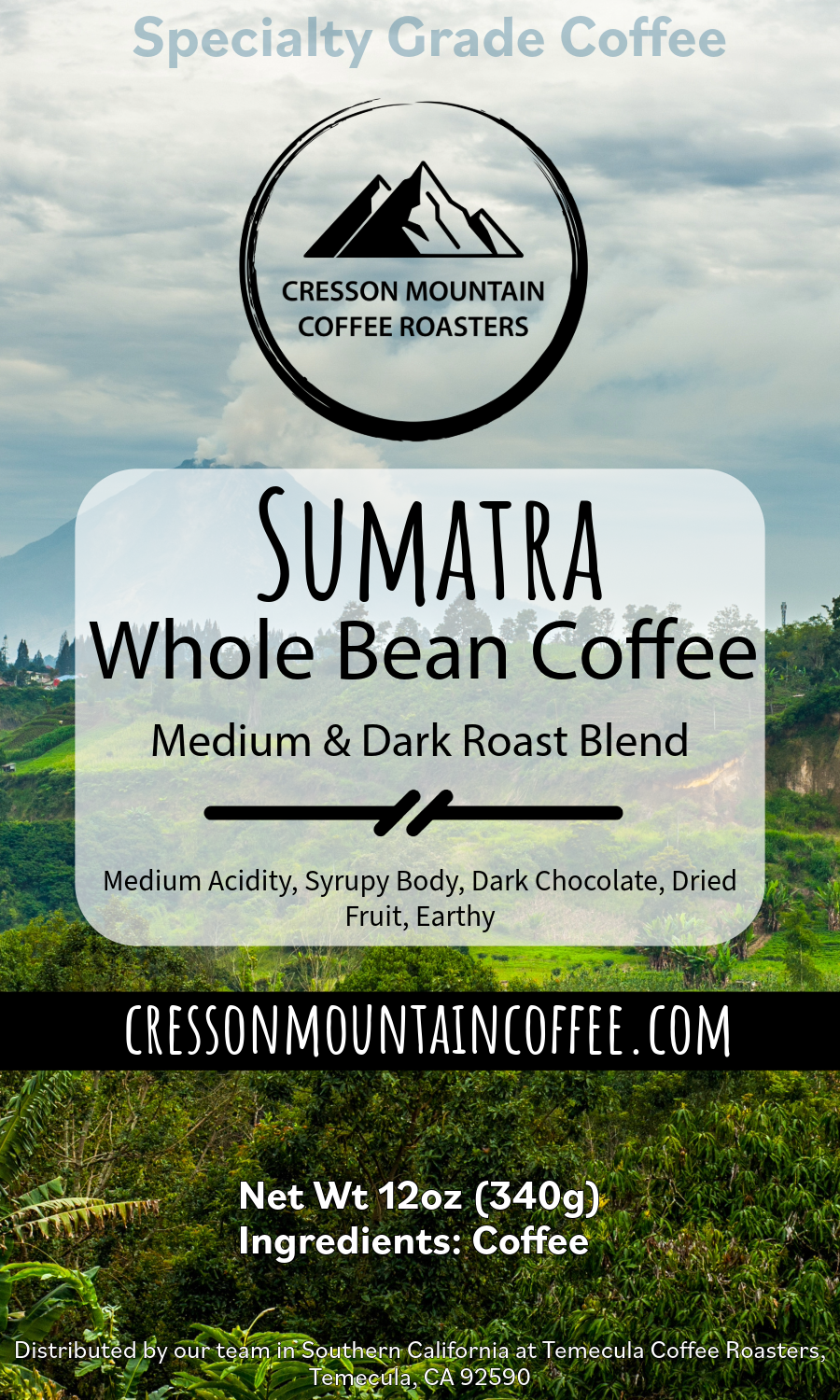 Sumatra Whole Bean