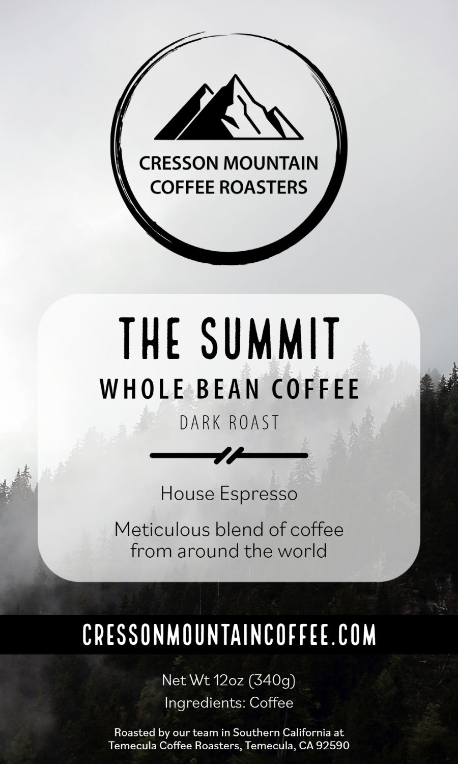 The Summit - Whole Bean – Cresson Mountain Coffee Roasters